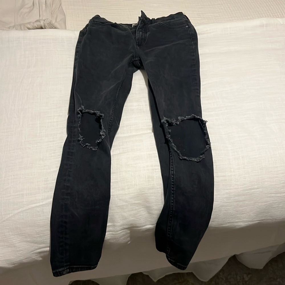 Black free people jeans size 27